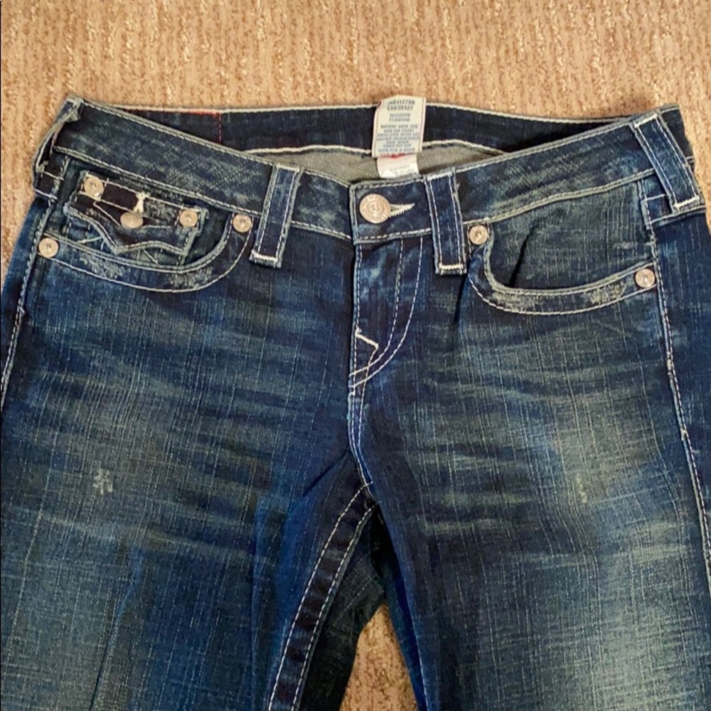 True Religion Wide Leg Jeans in size 29